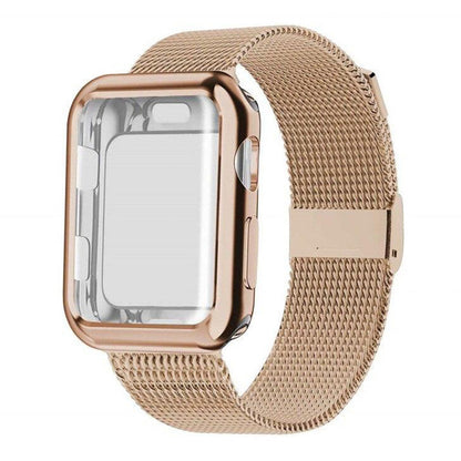 Arche Milanese Metal Band with Elegant Case for Apple Watch