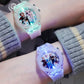 Colorful Luminous Children's Watch with LED Light for Kids