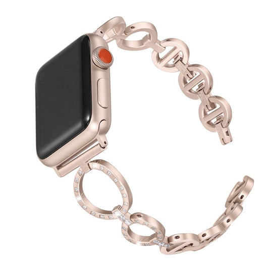 Vita Diamond Elegance Stainless Steel Apple Watch Band