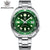 Automatic Dive Watch with White Date Background, 200M Waterproof, NH35 Movement