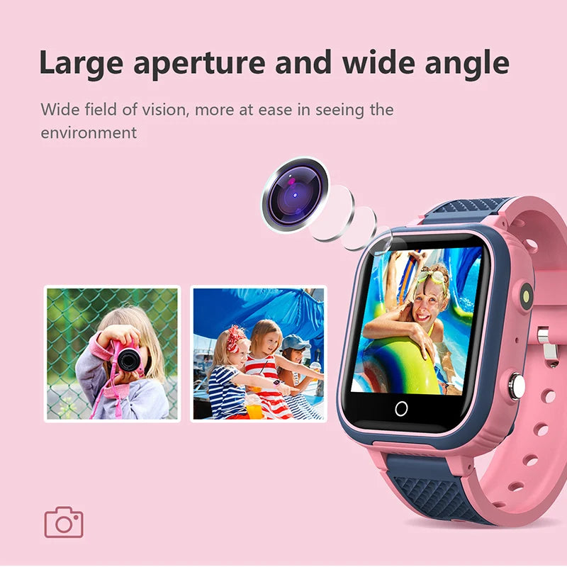 4G Kids Smart Watch with GPS, Video Call, and IP67 Waterproof