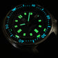 Automatic Dive Watch with White Date Background, 200M Waterproof, NH35 Movement
