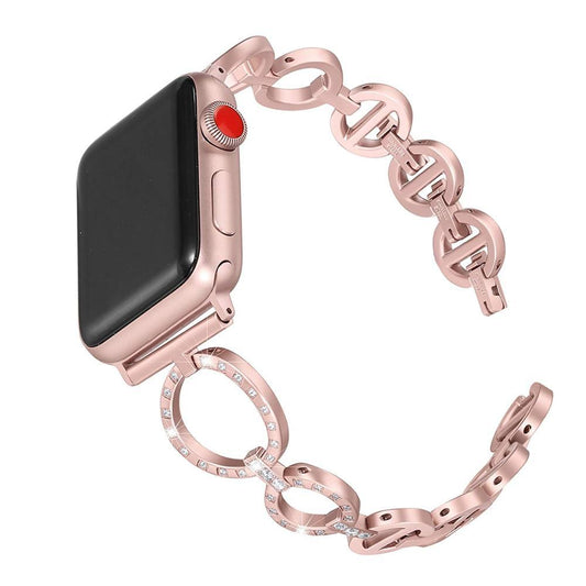 Vita Diamond Elegance Stainless Steel Apple Watch Band