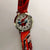 Cute Cartoon Spider-Man Leather Quartz Watch for Kids