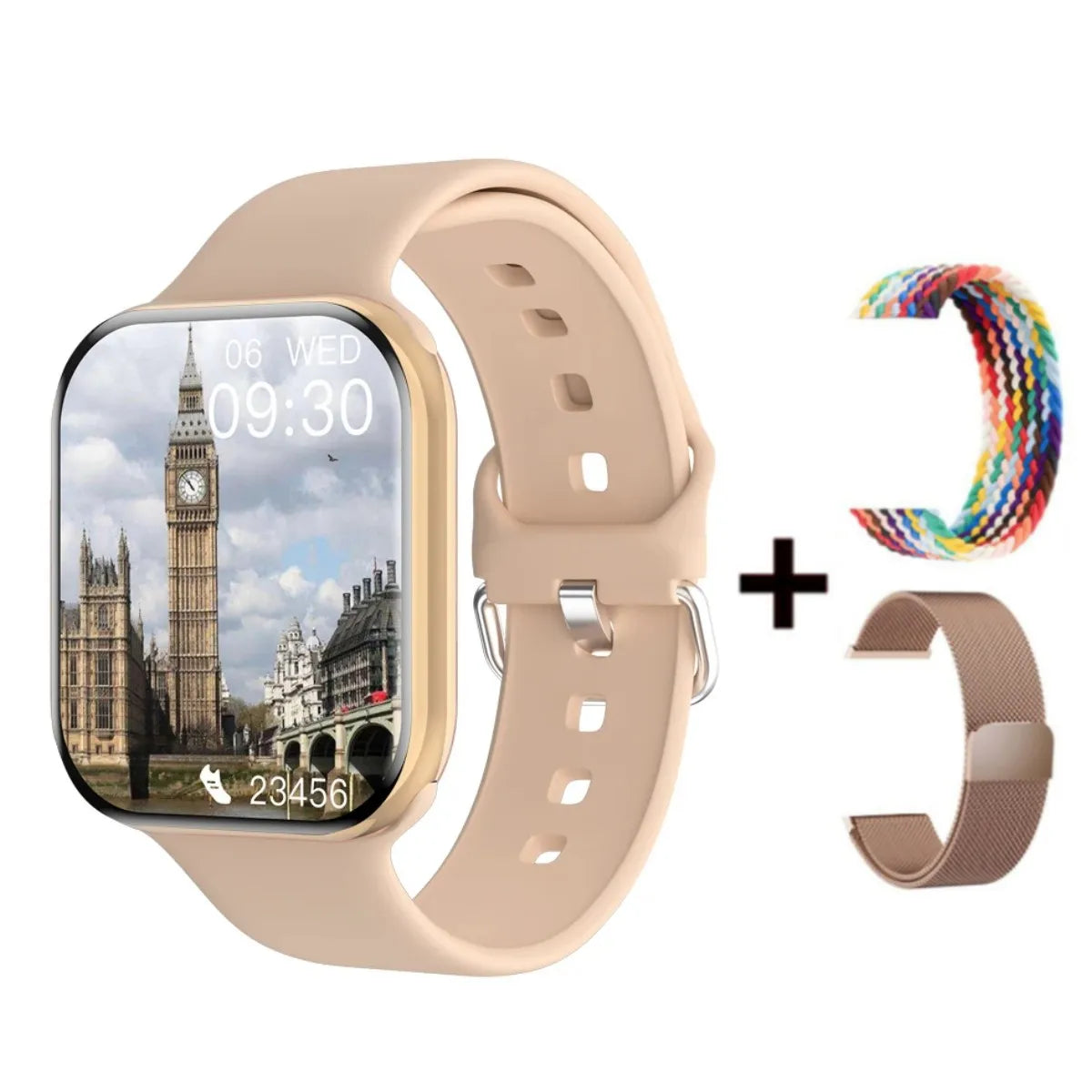 Strap Wise GPS Smart Watch Series 10 with Music, Bluetooth Calls, and Health Tracking
