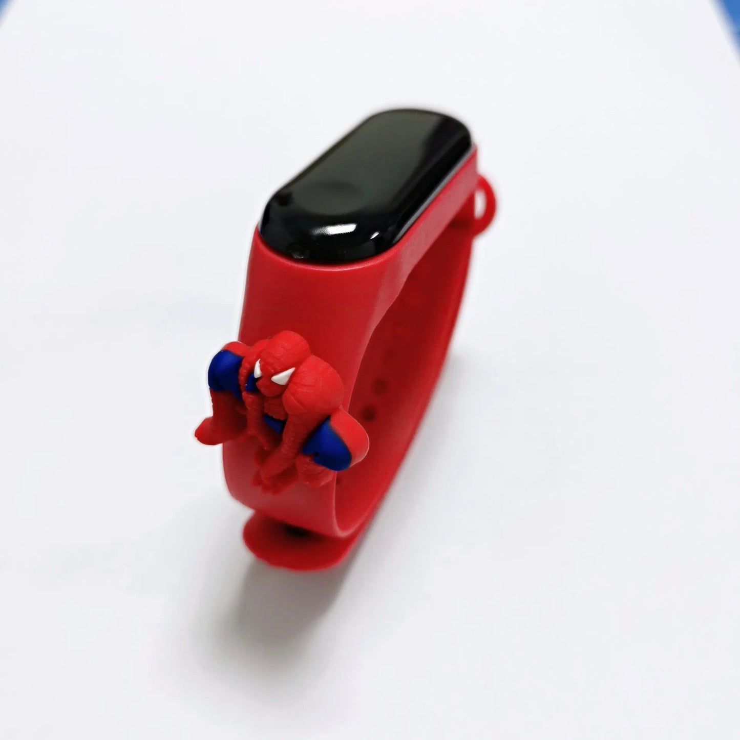 Marvel Cartoon Digital LED Watch for Kids - Rubber Band, Touch Screen