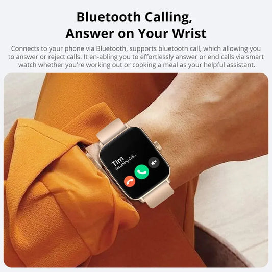 Strap Wise Voice Calling Smart Watch with 1.9'' HD Display & 24/7 Health Monitoring