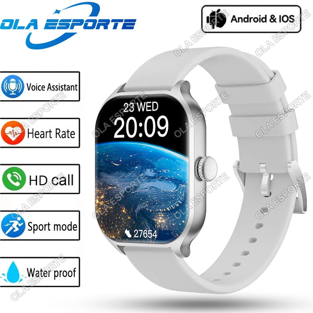 Strap Wise Waterproof Smart Watch with Heart Rate, Blood Oxygen, and Sleep Monitoring