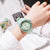 Student Fashion Quartz Watch for Kids - Sporty Transparent Silicone Design