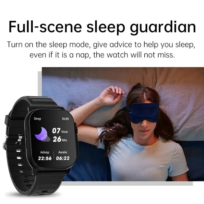 Strap Wise T800 U2 Smart Watch - 49mm Bluetooth Call & Music, Wireless Charging