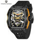 42MM Skeleton Dial Men's Mechanical Watch - Automatic, Waterproof, Sapphire Glass