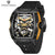 42MM Skeleton Dial Men's Mechanical Watch - Automatic, Waterproof, Sapphire Glass