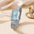 Luxury Alloy Strap Quartz Women's Wristwatch