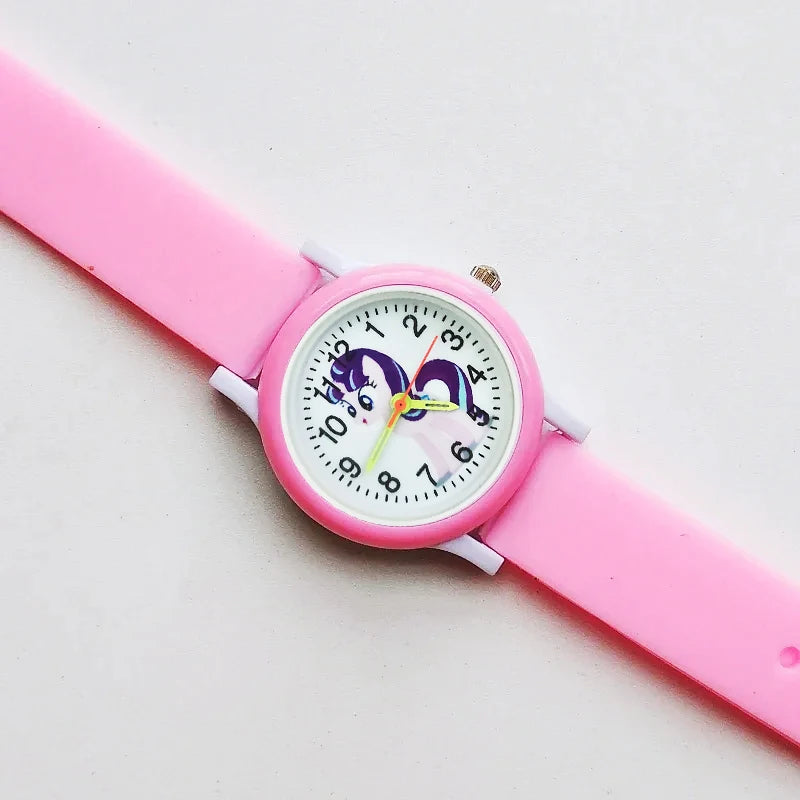 Colorful Silicone Strap Kids Quartz Watch – Perfect Birthday Gift