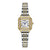 Elegant Square Women's Watch with Diamond Dial and Stainless Steel Strap