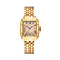 Light Luxury Square Couple Watches with Stainless Steel Strap - Fashion Quartz Wristwatches