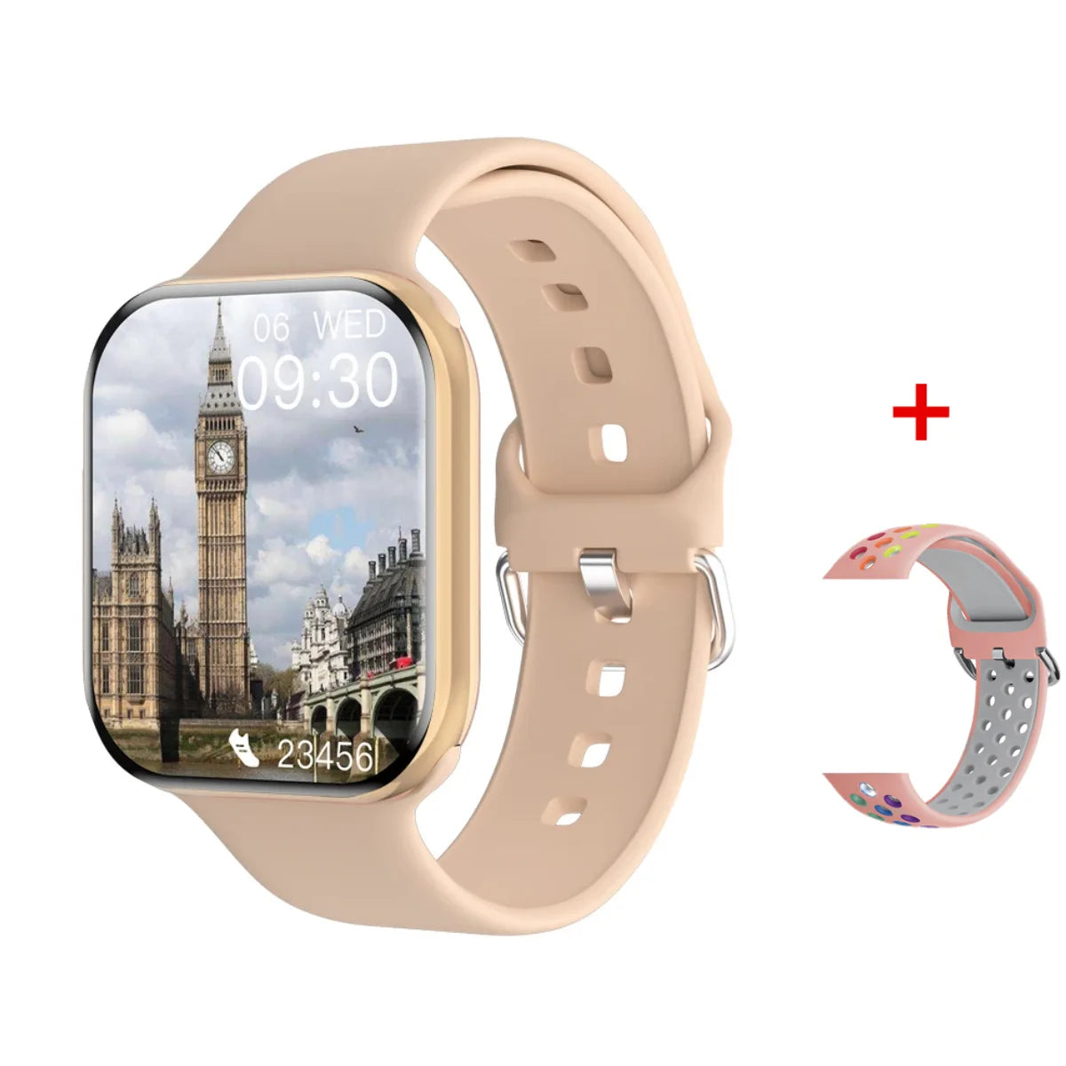 Strap Wise GPS Smart Watch Series 10 with Music, Bluetooth Calls, and Health Tracking