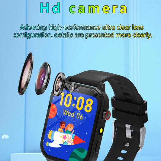 SIMSONLAB Kids Smart Watch with HD Touch Screen, Camera, and 18 Games