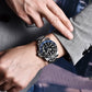 40MM Luxury Men’s Automatic GMT Mechanical Wristwatch with Waterproof Features