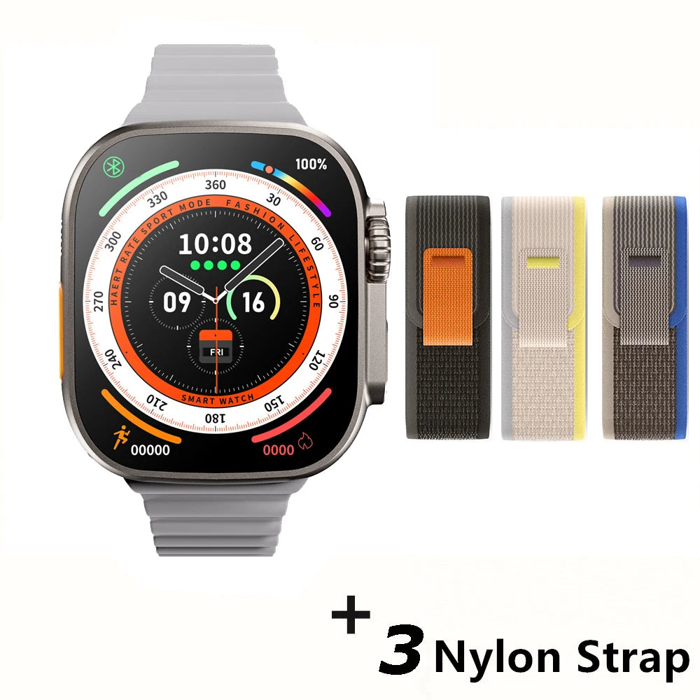 Strap Wise Ultra Smart Watch Series 10 with NFC, GPS, and Fitness Tracking