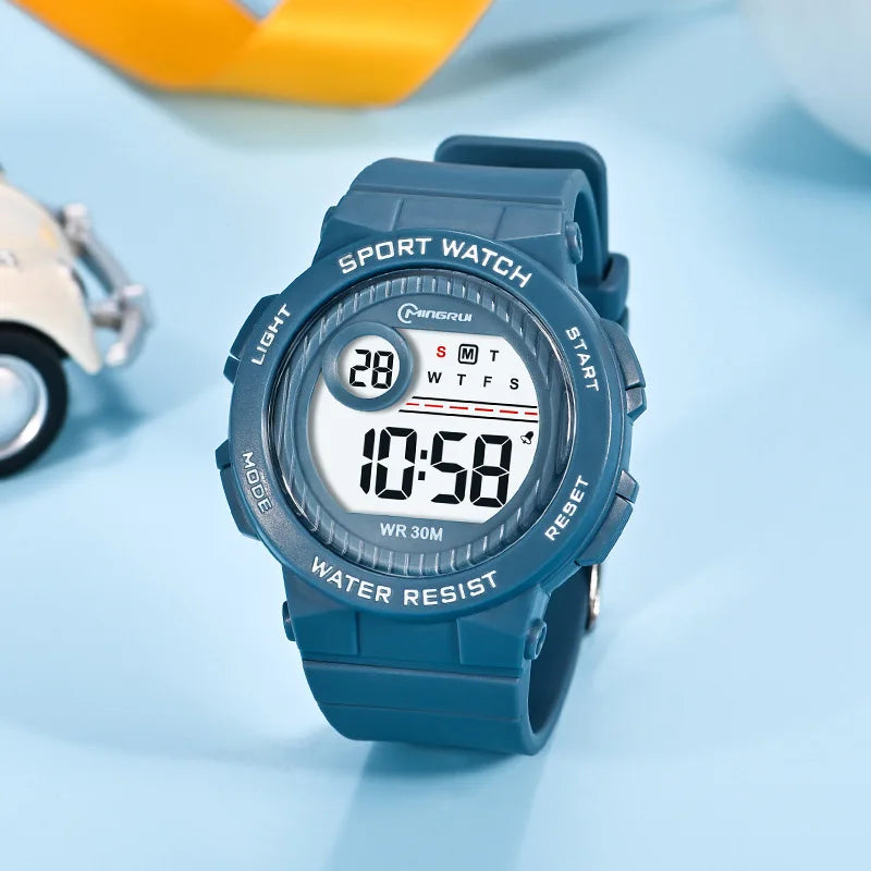 OHSEN Kids 30M Waterproof Digital Sport Watch with Stopwatch and Alarm
