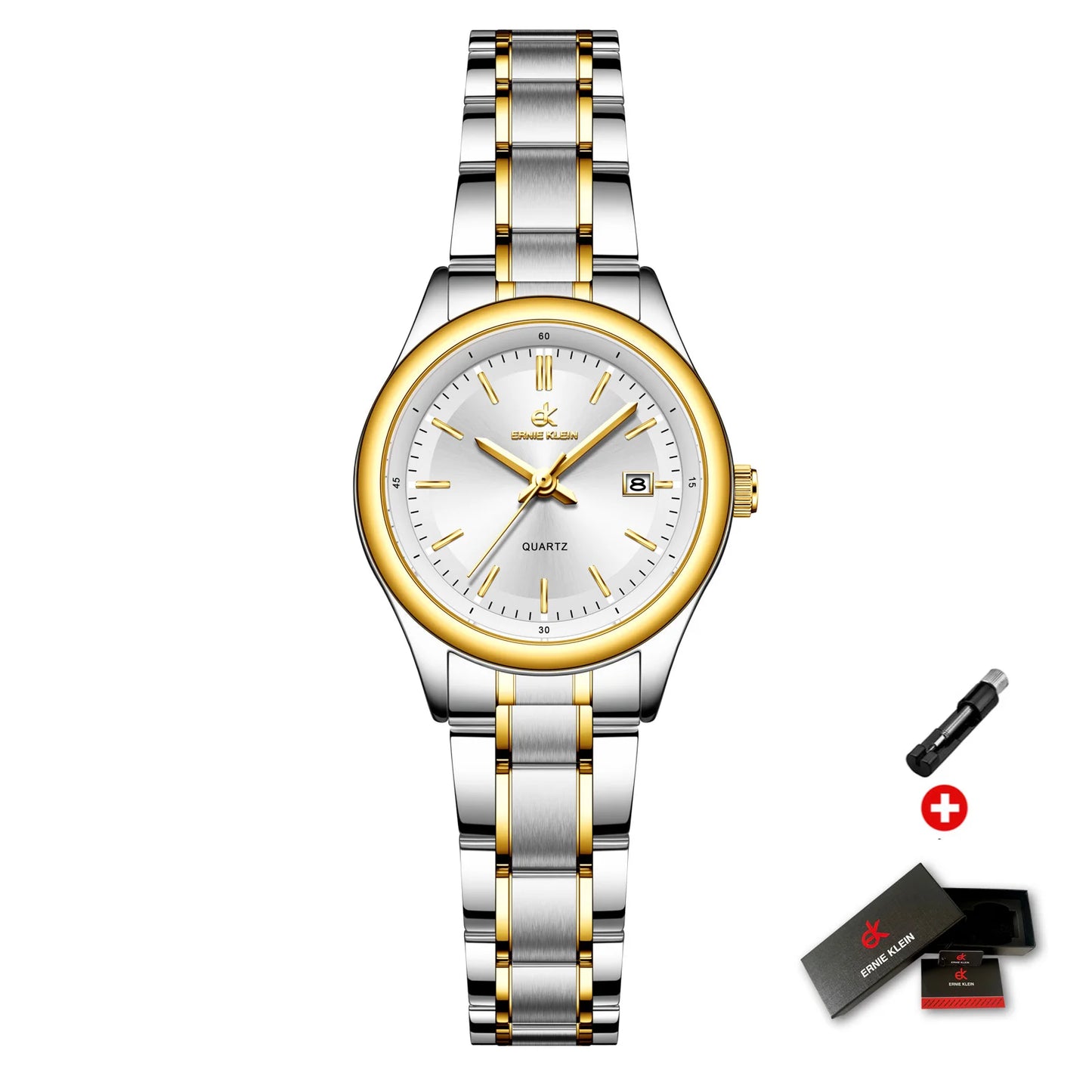 Luxury Gold Women's Waterproof Luminous Dress Watch