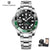 Luxury GMT Mechanical Wristwatch with Sapphire Glass and 100M Water Resistance