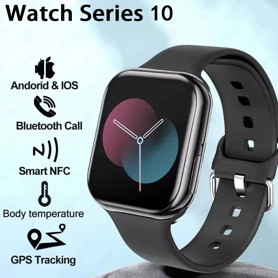 Strap Wise GPS Smart Watch Series 10 with Music, Bluetooth Calls, and Health Tracking