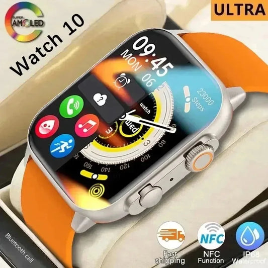 Strap Wise Ultra 10 Smart Watch - 49mm GPS, Bluetooth, NFC, Health Tracker