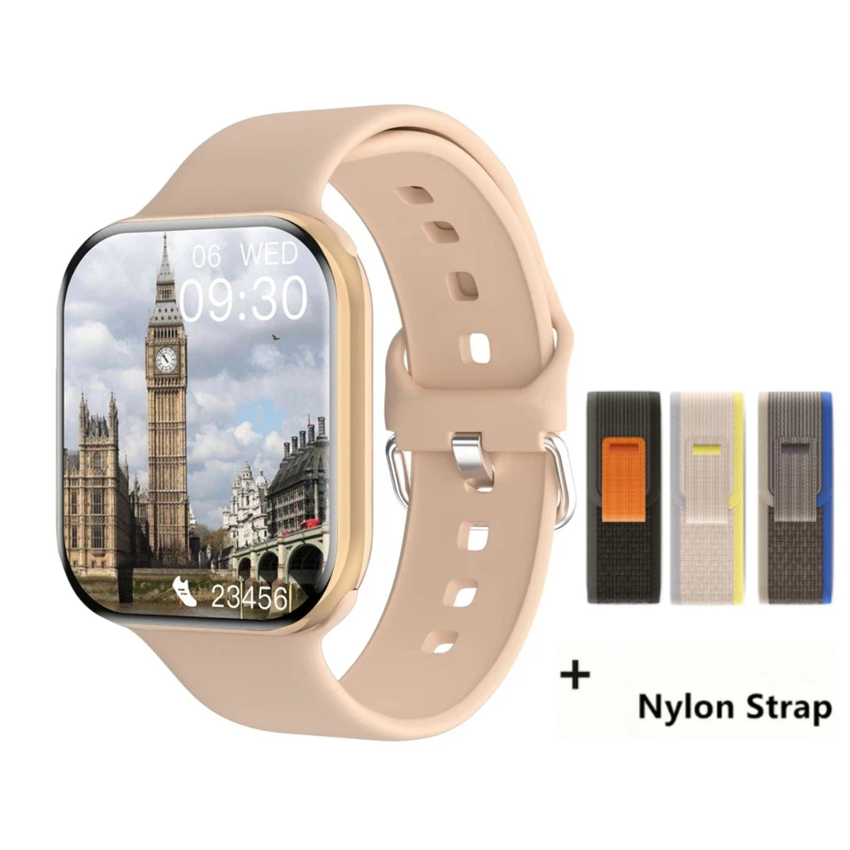 Strap Wise GPS Smart Watch Series 10 with Music, Bluetooth Calls, and Health Tracking