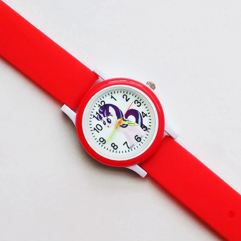 Colorful Silicone Strap Kids Quartz Watch – Perfect Birthday Gift