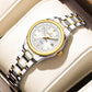 Luxury Gold Women's Waterproof Luminous Dress Watch