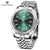 Men's 42MM Automatic Mechanical Watch with Sapphire Glass and Stainless Steel Band