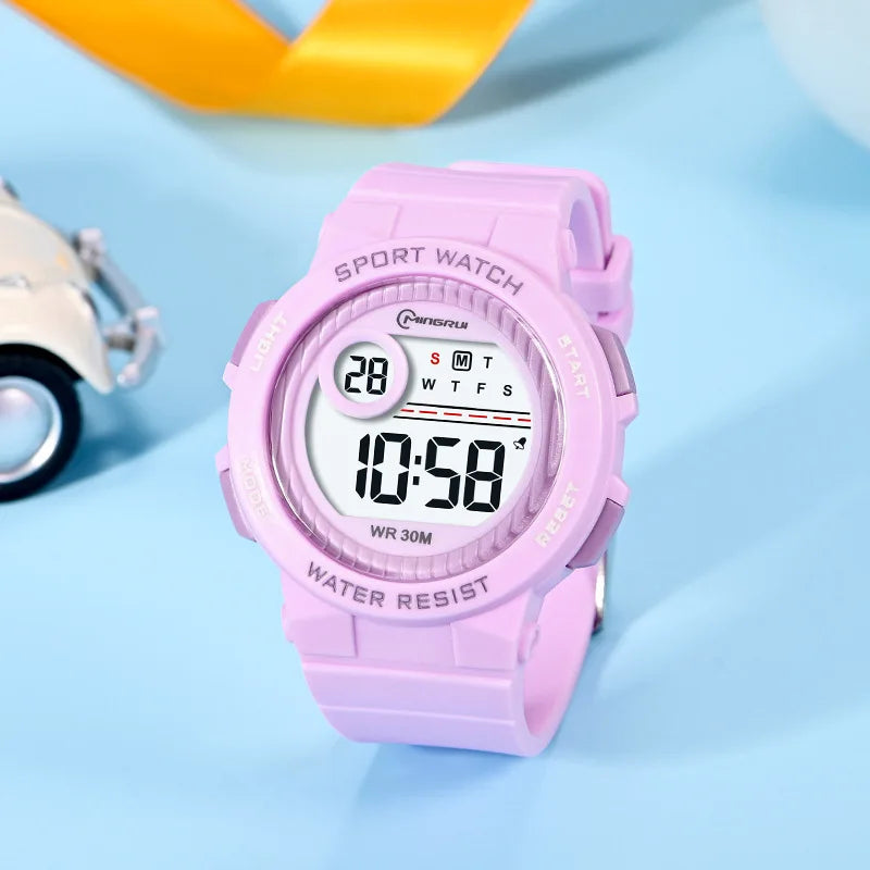 OHSEN Kids 30M Waterproof Digital Sport Watch with Stopwatch and Alarm