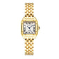 Luxury Square Ladies Quartz Watch with Alloy Strap