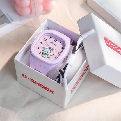 Trendy Kids Square Luminous Sports Watch in Multiple Colors