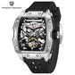 42MM Skeleton Dial Men's Mechanical Watch - Automatic, Waterproof, Sapphire Glass