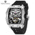 42MM Skeleton Dial Men's Mechanical Watch - Automatic, Waterproof, Sapphire Glass