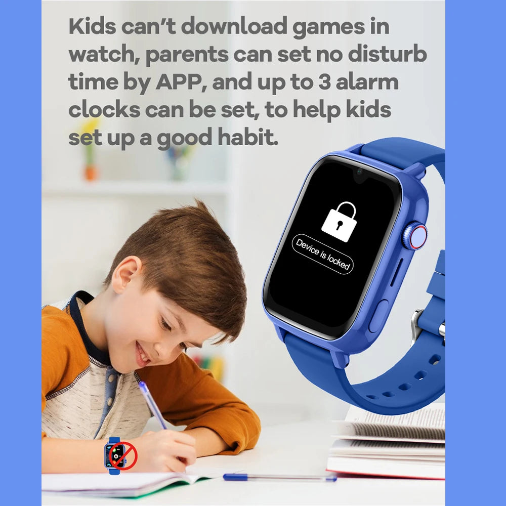 KGG 4G Smart Kids Watch with GPS, Video Call, and SOS功能