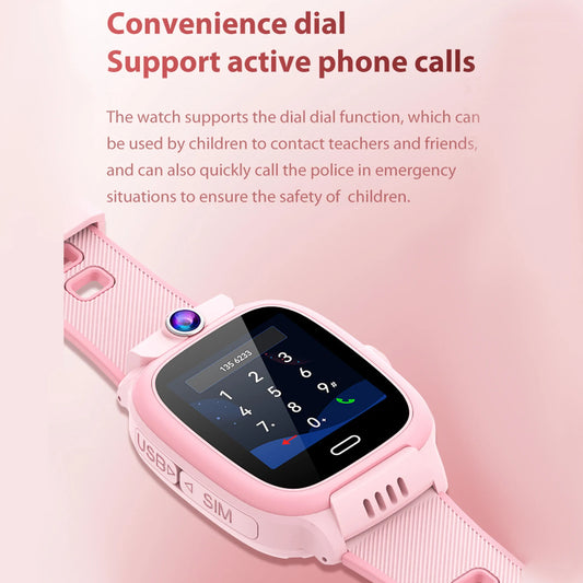 2025 Kids Smart Watch with GPS, 4G Calling, and Waterproof Design