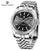Men's 42MM Automatic Mechanical Watch with Sapphire Glass and Stainless Steel Band