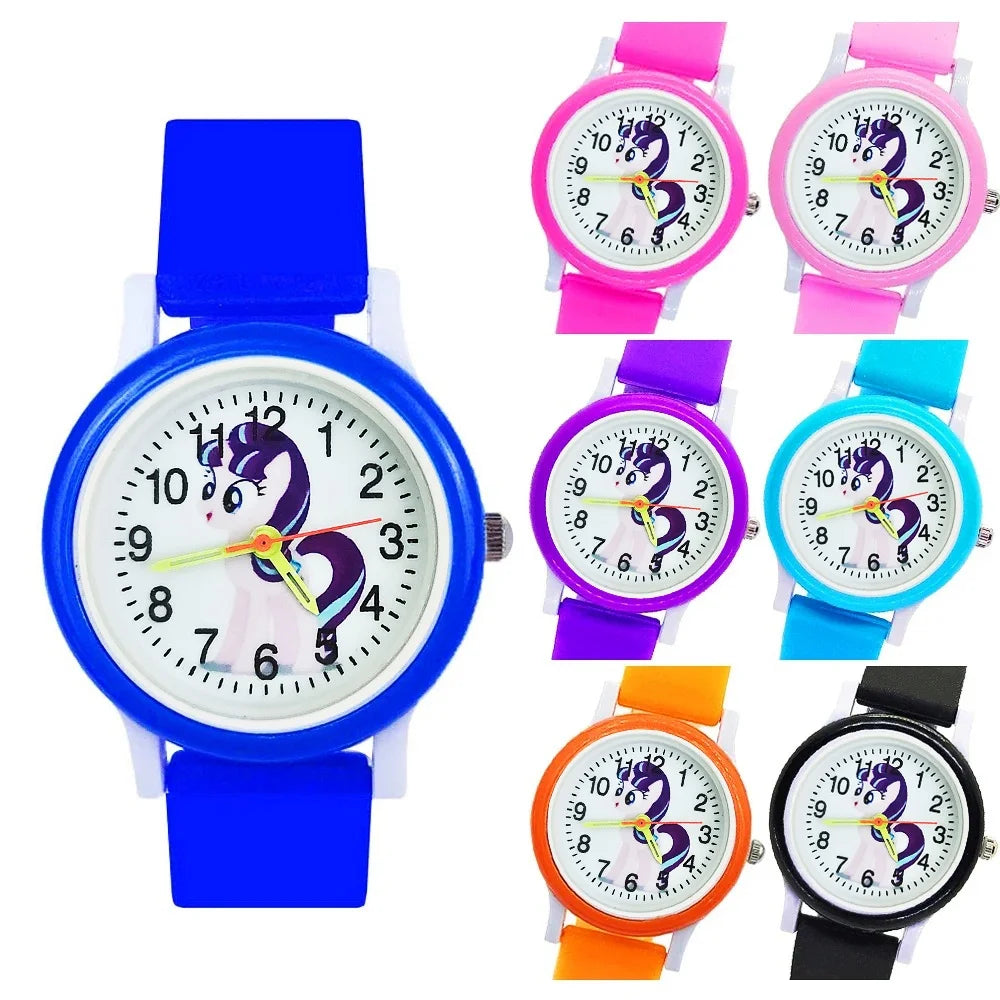 Colorful Silicone Strap Kids Quartz Watch – Perfect Birthday Gift