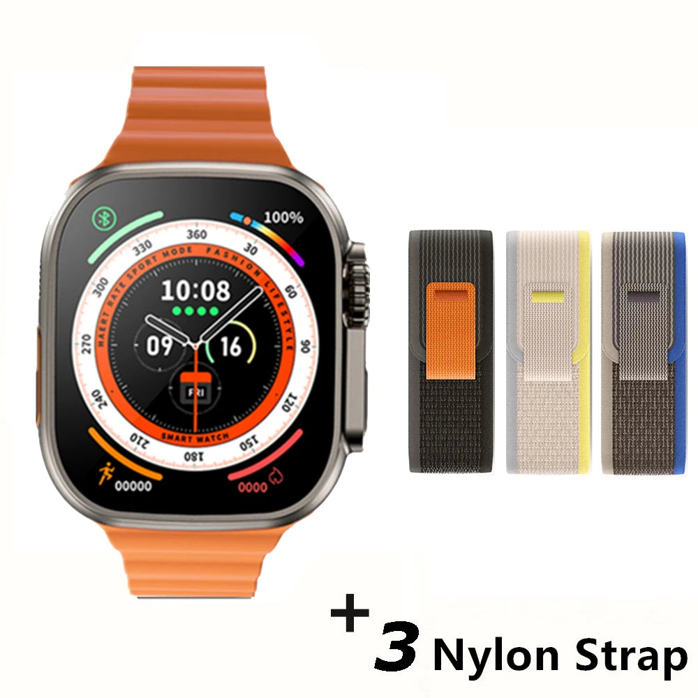 Strap Wise Ultra Smart Watch Series 10 with NFC, GPS, and Fitness Tracking