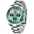 40mm Men's Quartz Chronograph Watch with Sapphire Crystal and Waterproof Design