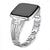 Fitbit Versa 2/Versa Lite SE Compatible Sector-Inlaid-Diamond Wristband Alloy Metal Motorcycle Electronic Accessories