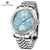 Men's 42MM Automatic Mechanical Watch with Sapphire Glass and Stainless Steel Band