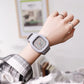 Cute Pink Square Quartz Watch for Women and Girls