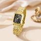 Luxury Alloy Strap Quartz Women's Wristwatch