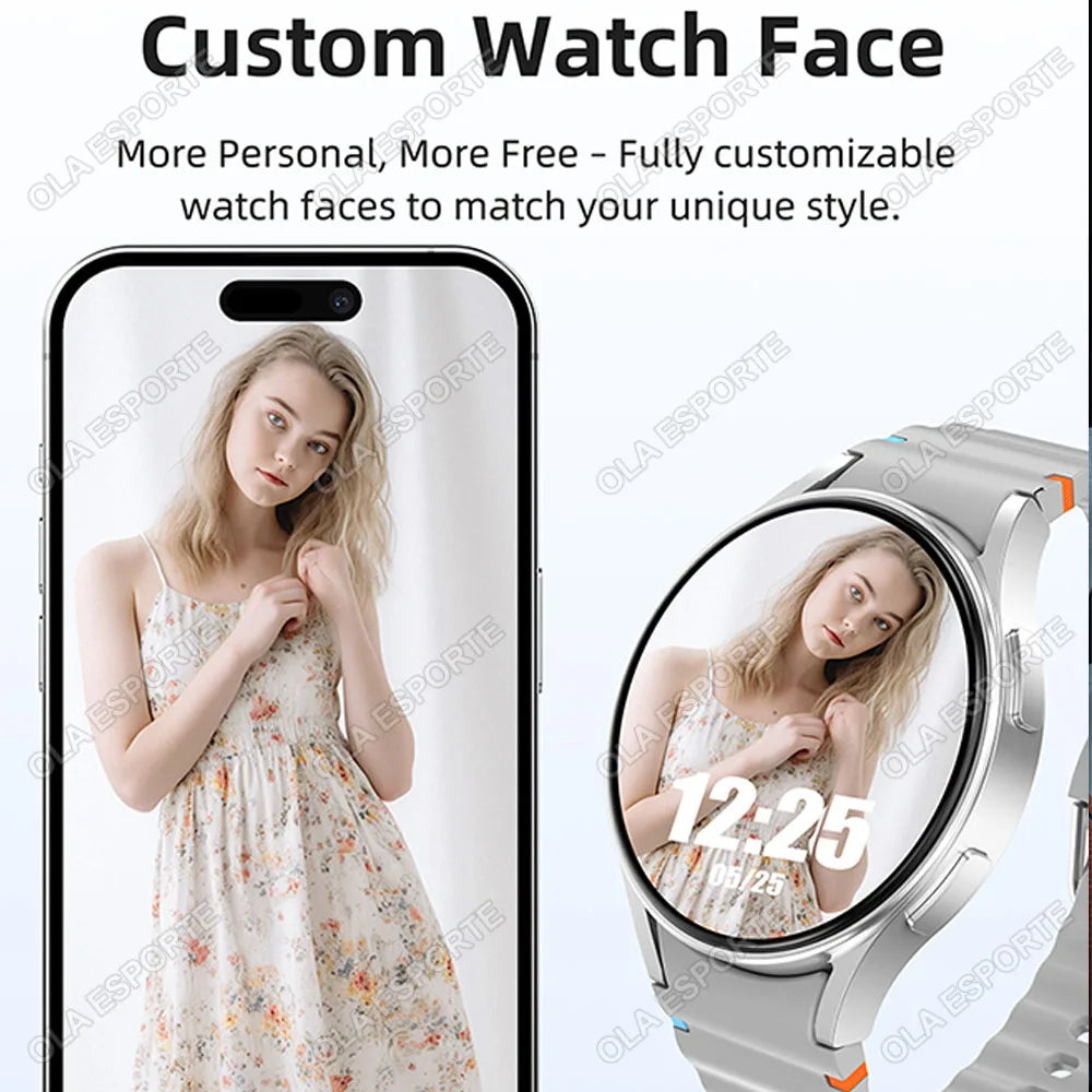Strap Wise Smart Watch 7 Max - AMOLED Screen, Voice Call, GPS, Fitness Tracker