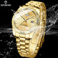 Men's Fashion Business Sports Quartz Watch - 30M Waterproof Luminous Calendar Timepiece